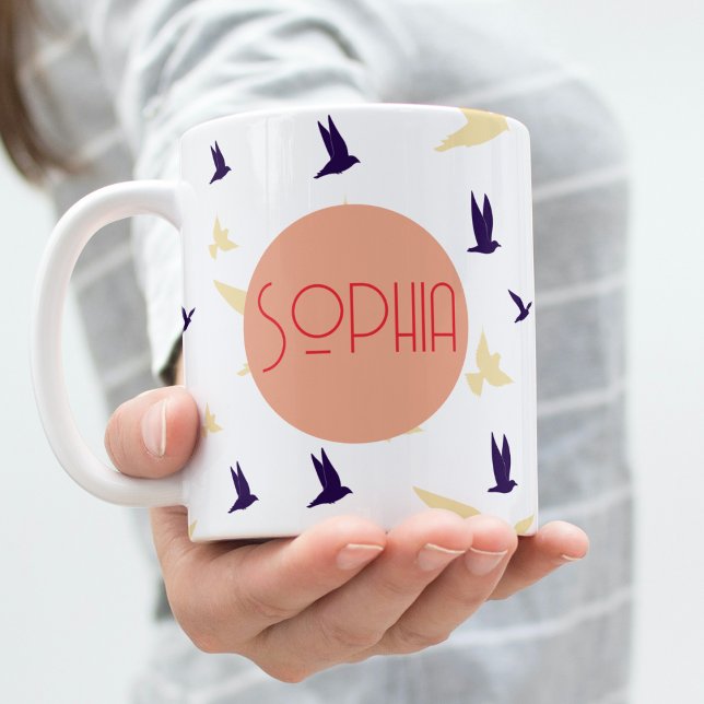 Free Spirit Personlig Bird Mugg (Skapare uppladdad)