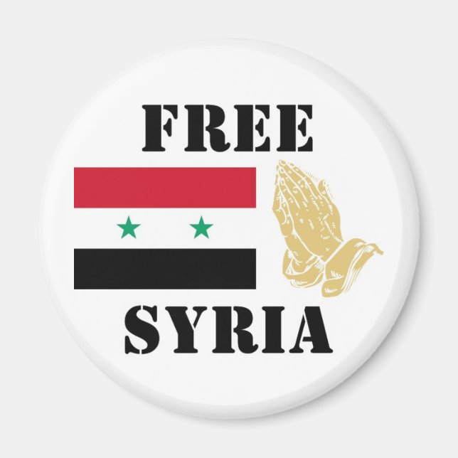 FREE SYRIA MAGNET (Framsidan)