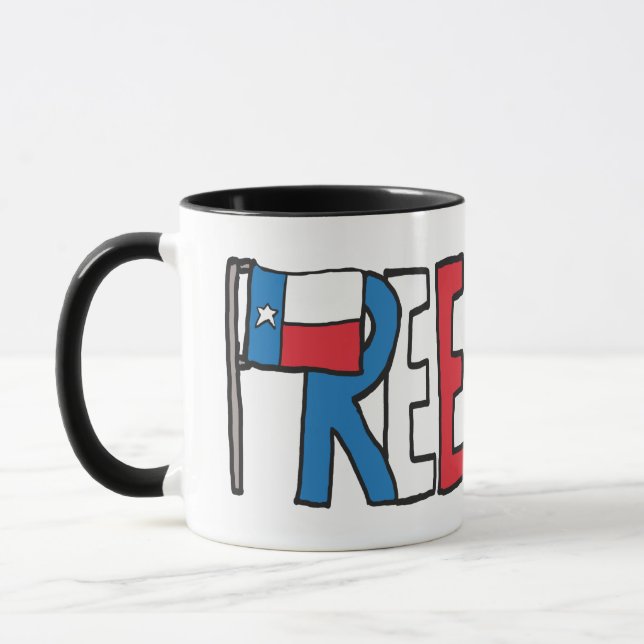 Free Texas Texit Mugg (Vänster)