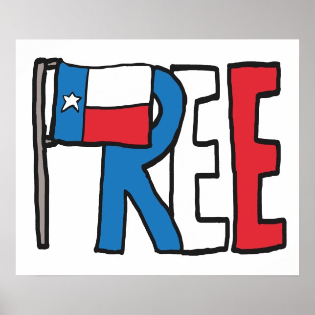 Free Texas Texit Poster (Framsidan)