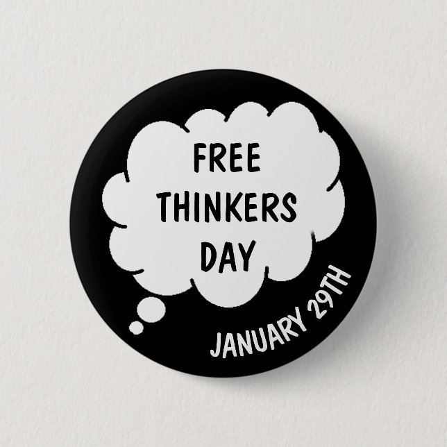 Free Thinkers Day är 29 januari Knapp (Framsida)