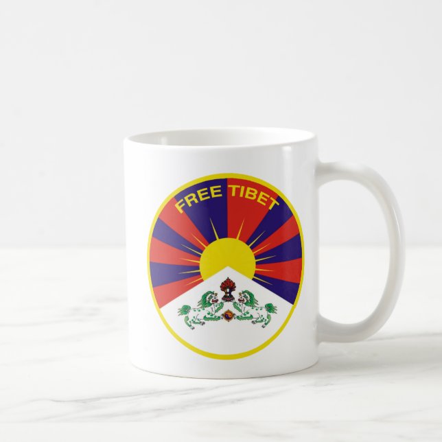 Free Tibet Kaffemugg (Höger)