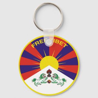 Free Tibet Nyckelring