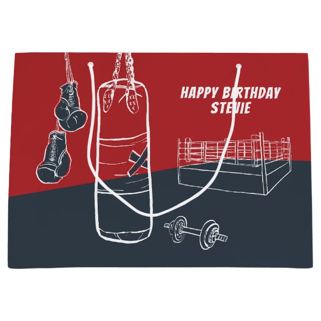 Free TIme Boxing Large Gift Bag (Framsidan)