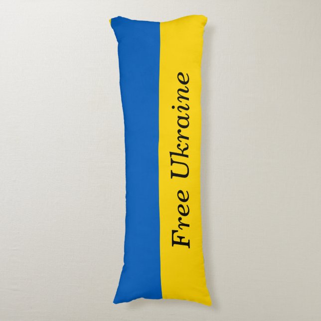 Free Ukraina Body Pillow Kroppskudde (Framsidan Vertikal)