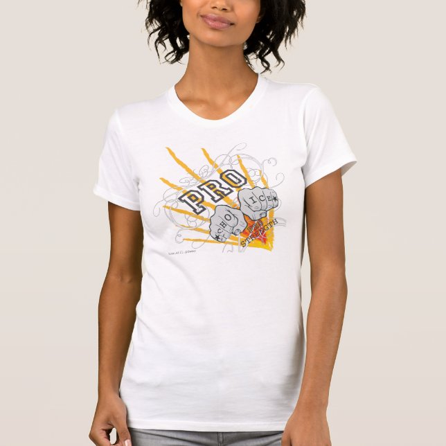 free.will.power: danas ladies t-skjorta tee (Framsida)