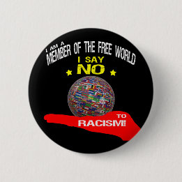 Free World, no to racism Knapp