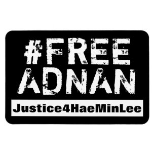 #FreeAdnan-stötfångarmagnet Magnet