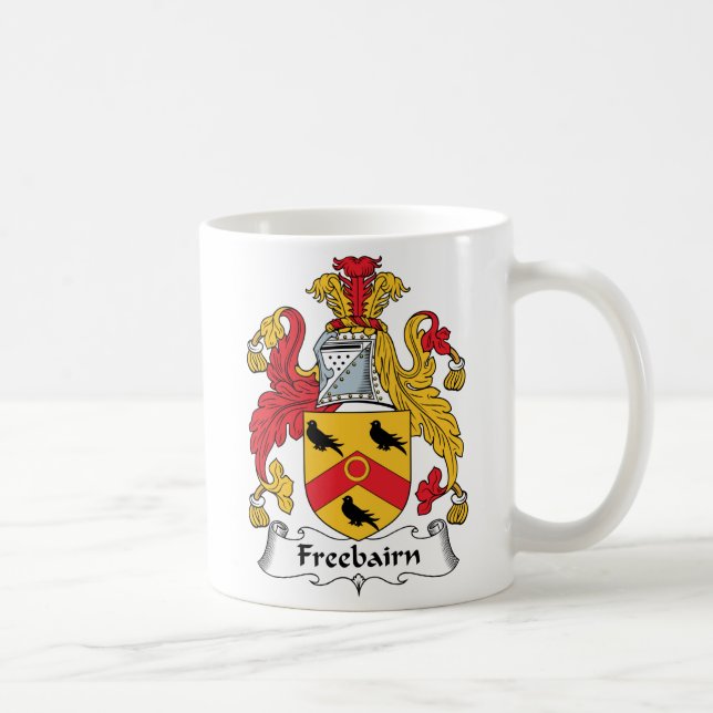 Freebairn familjvapensköld kaffemugg (Höger)