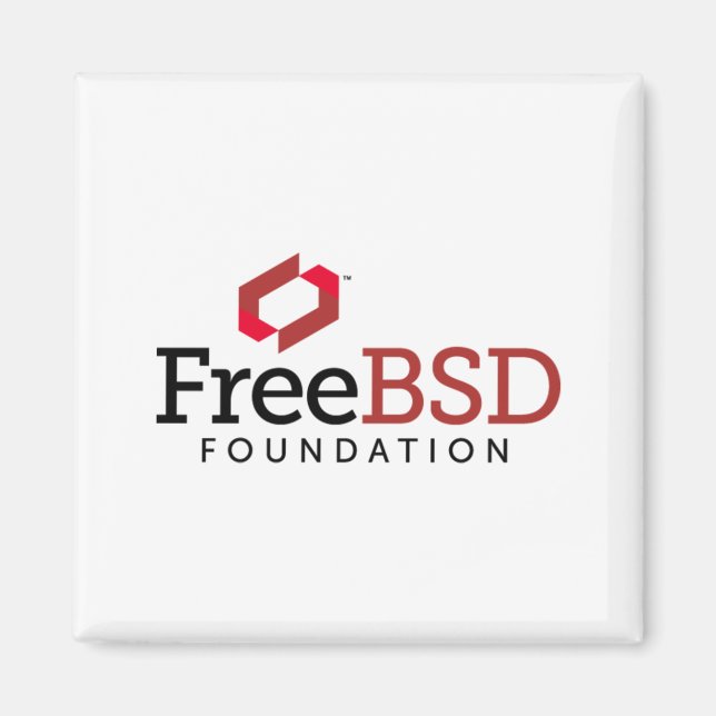 FreeBSD Foundation-Logotyp Magnet (Framsidan)