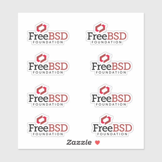 FreeBSD Foundation Stickers Klistermärken (Ark)