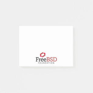 FreeBSD fundamentlogotyp Post-it Block