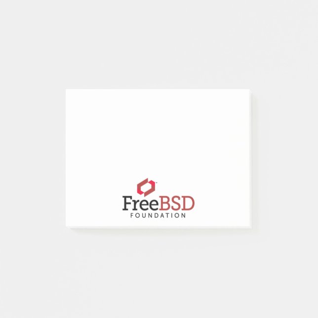 FreeBSD fundamentlogotyp Post-it Block (Framsida)