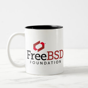 FreeBSD fundamentlogotyp Två-Tonad Mugg