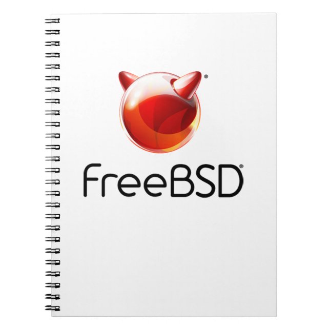FreeBSD projekterar anteckningsboken Anteckningsbok (Framsidan)