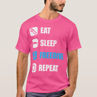 Freediver Eat Soat Freedive Upprepa Vatten-dykning T Shirt