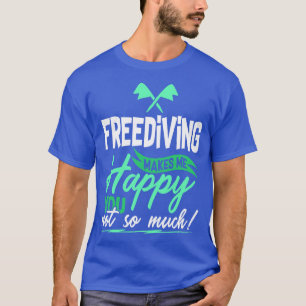 Freediving Diving Gift T Shirt