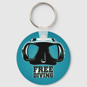 Freediving Keychain 2 Nyckelring
