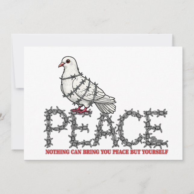 Freedom and peace inbjudningar (Framsida)