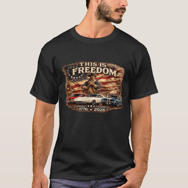 FREEDOM BILAR T SHIRT (Framsida)