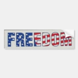 Freedom_Bumper Bildekal