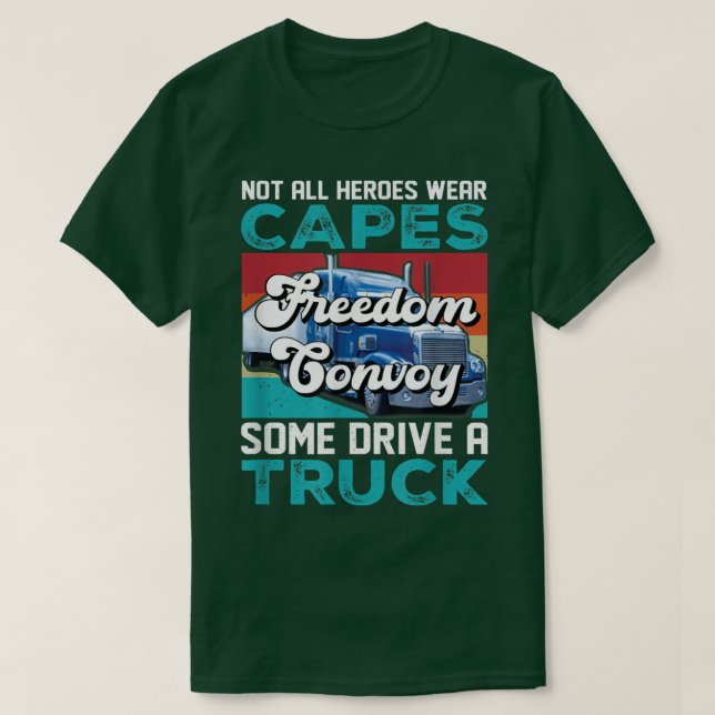 Freedom Convoy 2022 Canada Truck Trudeau Ottawa Pr T Shirt (Design framsida)