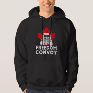 Freedom Convoy 2022 Canadian Trucker Tees Maple Le Hoodie