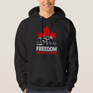 Freedom Convoy 2022 Canadian Truckers Support T Sh Hoodie