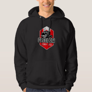 Freedom Convoy 2022 stöder vår lastbilskonvoj Hoodie