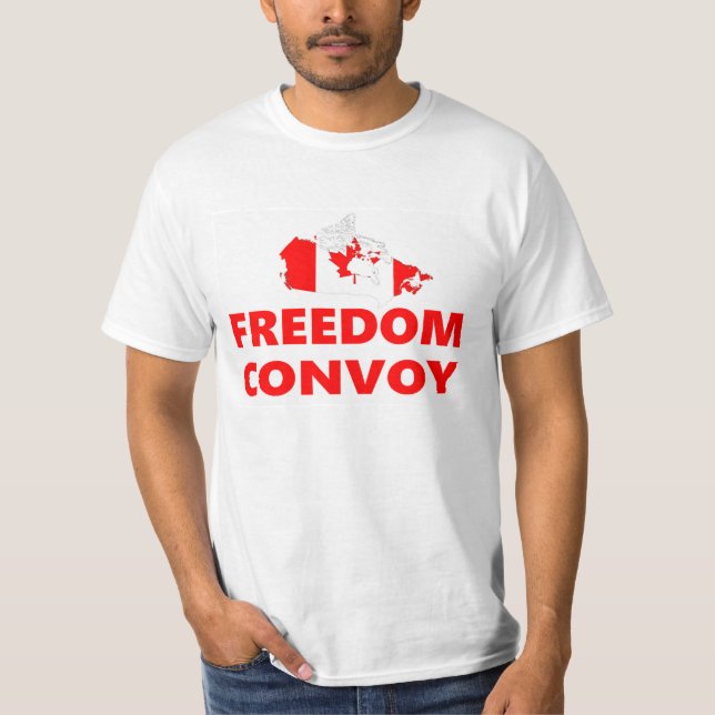 Freedom Convoy Kanada T Shirt (Framsida)