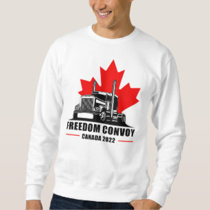 Freedom Convoy United Canadian Patriot Truckers Lång Ärmad Tröja