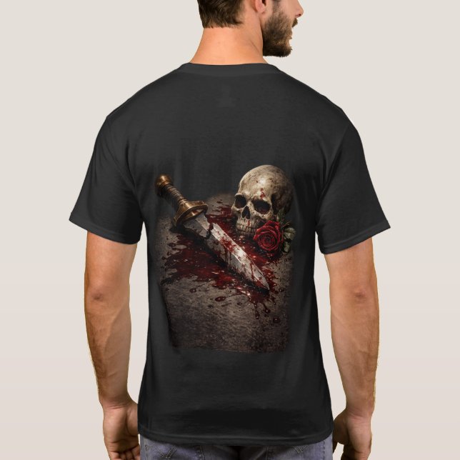 Freedom Costs Blood T Shirt (Baksida)