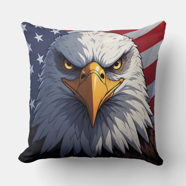 Freedom Eagle for Proud Americans Kudde (Framsida)