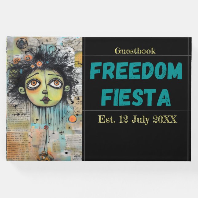 Freedom Fiesta Divorce Pension Gästböcker (Framsida)