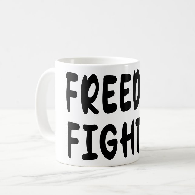 Freedom Fighter Kaffemugg (Framsida vänster)