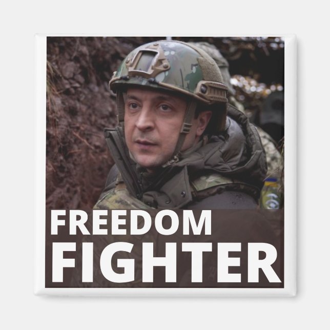 FREEDOM FIGHTER MAGNET (Framsidan)