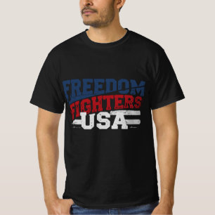 Freedom Fighters USA Patriotic T-Shirt - Amerikans