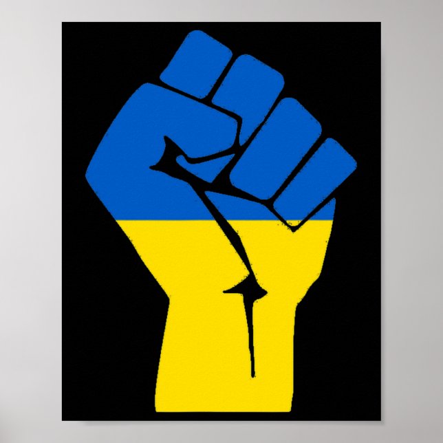 Freedom Fist Ukraine  Poster (Framsidan)