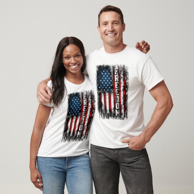 Freedom Flag, Patriotic T-Shirt (Unisex)