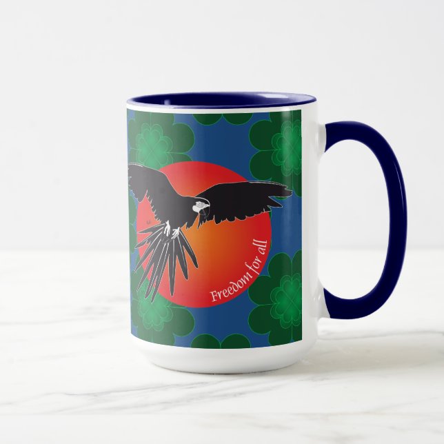 Freedom for all Tasse Mugg (Höger)