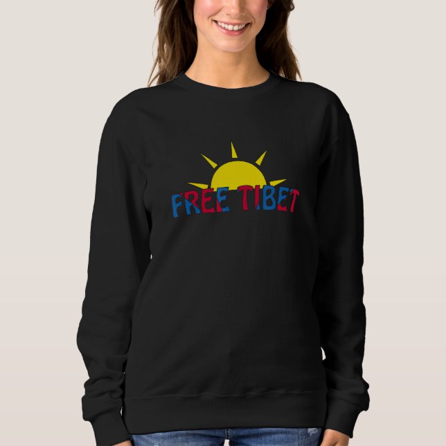 Freedom for Tibet - Free Tibet T Shirt (Framsida)