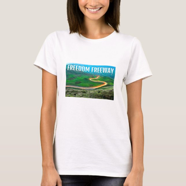 Freedom Freeway (light) T-Shirt (Framsida)