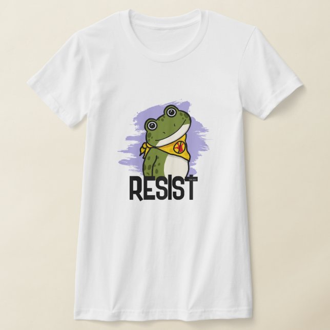 Freedom Frog T Shirt (Laydown)