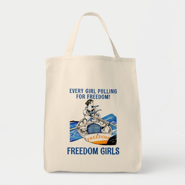 FREEDOM GIRLS livsmedel till påsen Tygkasse (Framsidan)