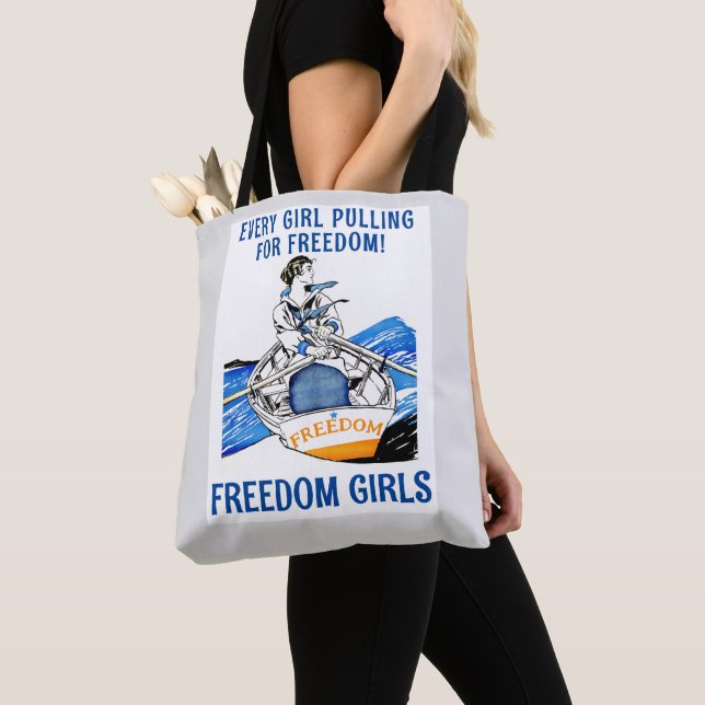 FREEDOM GIRLS Tote Tygkasse (Närbild)