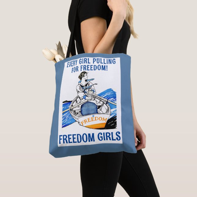 FREEDOM GIRLS Tote Tygkasse (Närbild)