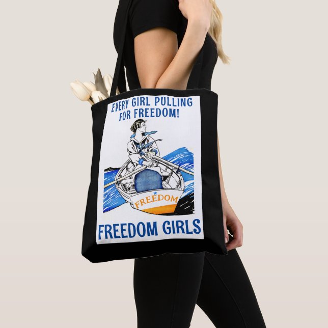 FREEDOM GIRLS Tote Tygkasse (Närbild)