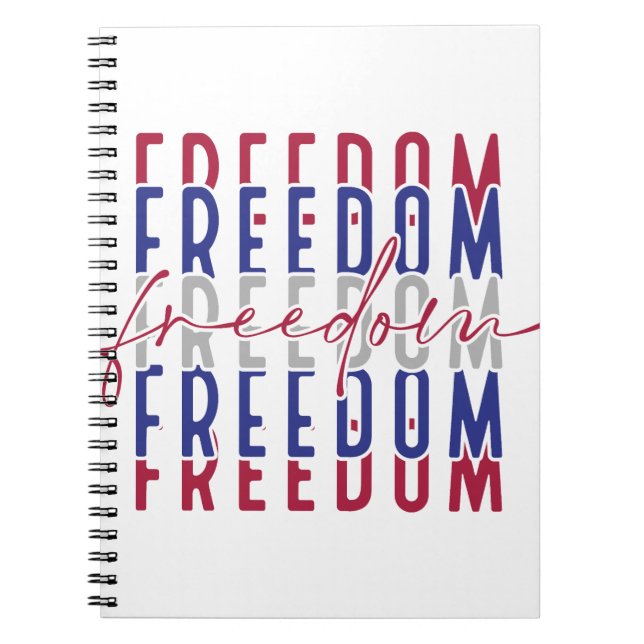 Freedom Kamala Harris Anteckningsbok (Framsidan)