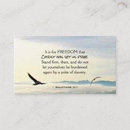 FREEDOM Kristus har frigjort oss Visitkort