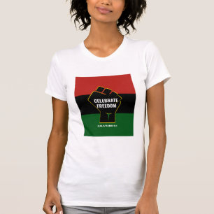 FREEDOM Pan African Christian Junetelfte T-Shirt